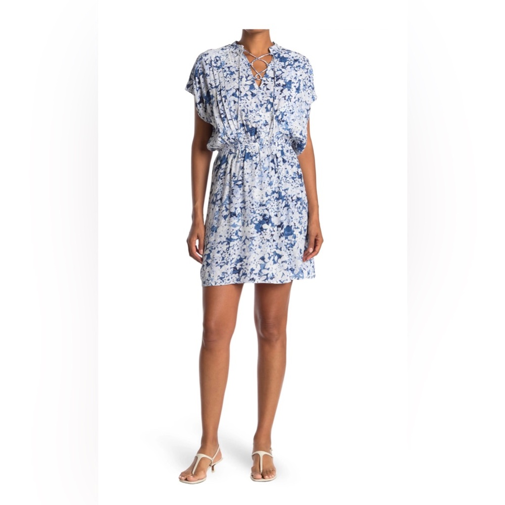 Lovestitch Blue and White Floral Dress